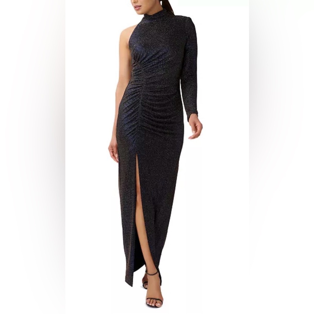 Sophisticated One-Shoulder Black Dress